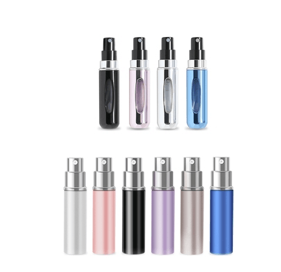 Portable Mini Aluminum Refillable Storage Bottles Perfume Spray Empty Cosmetic Containers - Nioor