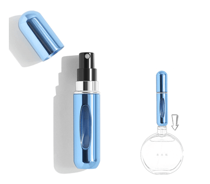 Portable Mini Aluminum Refillable Storage Bottles Perfume Spray Empty Cosmetic Containers - Nioor