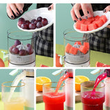 Portable USB Mini Electric Juicer Mixer Extractors Rechargeable Blender Fruit Fresh Juice Lemon Maker Cup Household Machine - Nioor