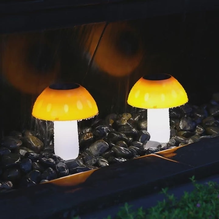 Garden Landscape Lawn And Mushroom Ground Plug Lights