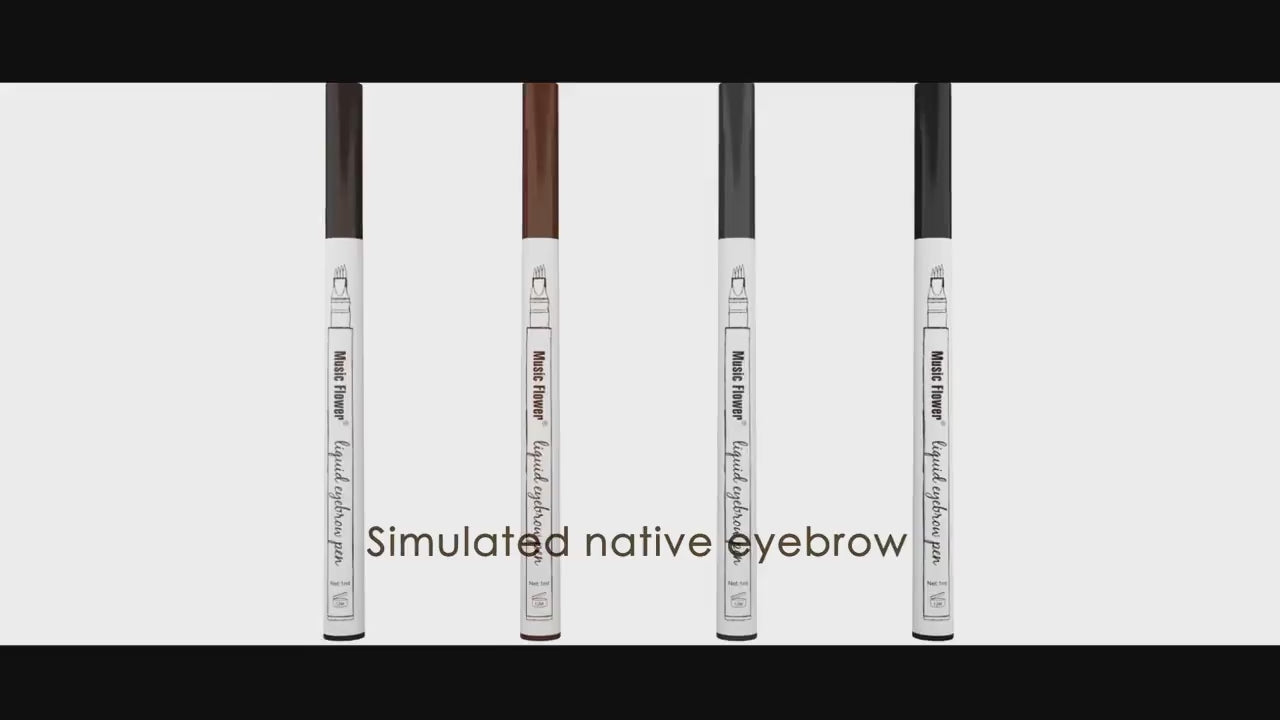 Waterproof Natural Eyebrow Pen Four-claw Eye Brow Tint Fork Tip Eyebrow Tattoo Pencil