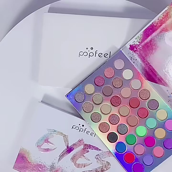 POPFEE Matte Pearlescent Eyeshadow Palette