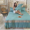 Quilted Lace Bed Skirt Thickened Plus Cotton Bedspread Single Piece Simmons Bed Cover Bed Circumference 1.8m Bed