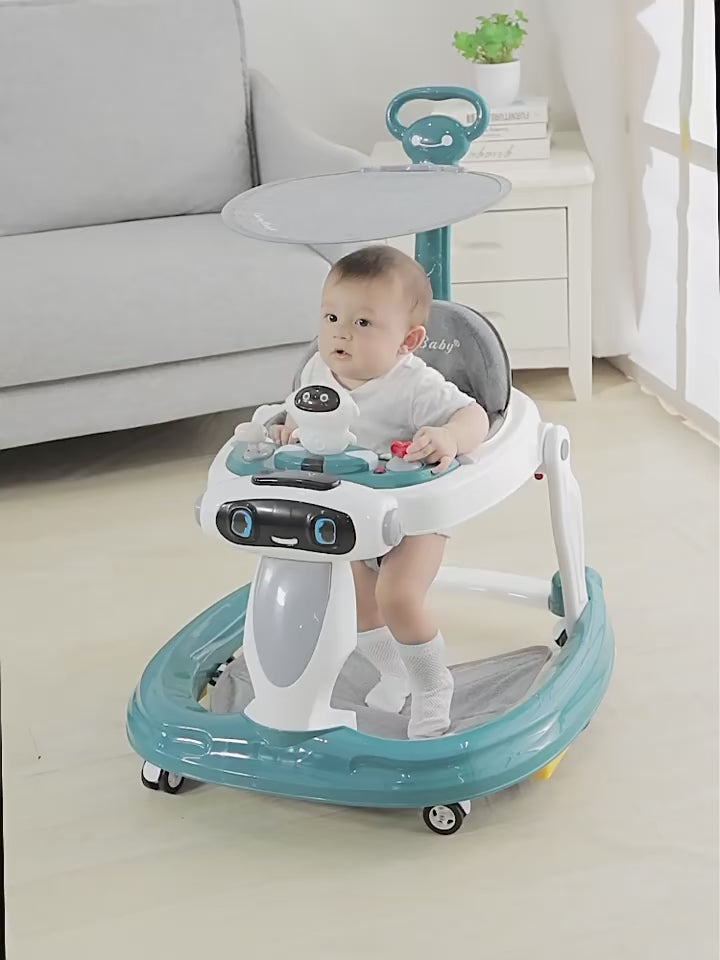 Baby Walker Anti-O-leg Baby Children's Multi-functional Anti-rollover Walker