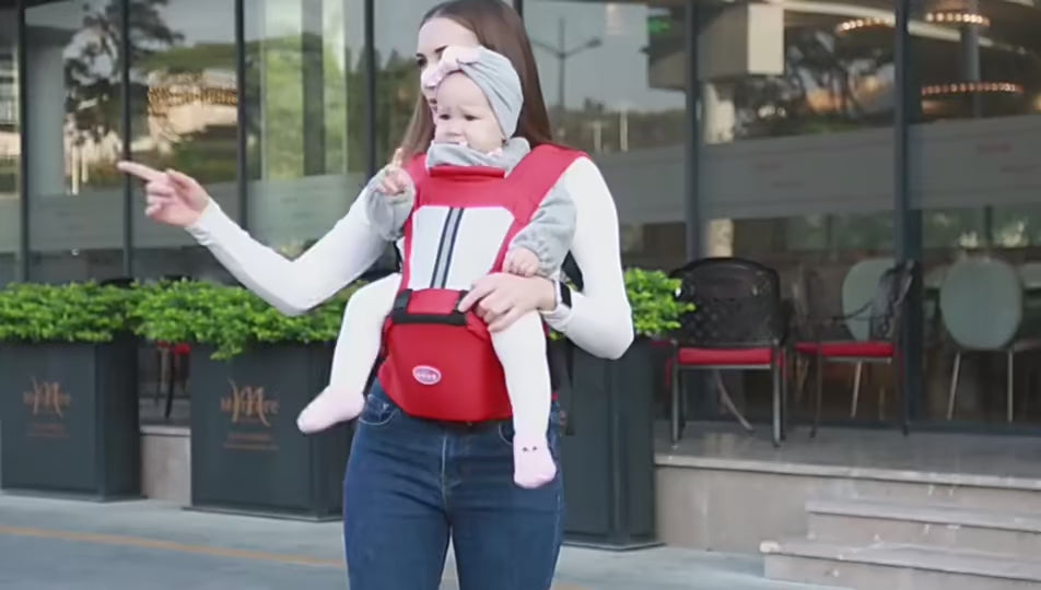 Multifunctional Breathable Double Shoulders Front Hold Baby Carrier