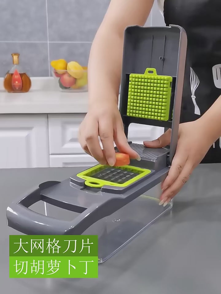 Double-head vegetable cutter multi-function vegetable cutter household