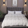 European style washed silk three-piece solid color bed sheet duvet cover