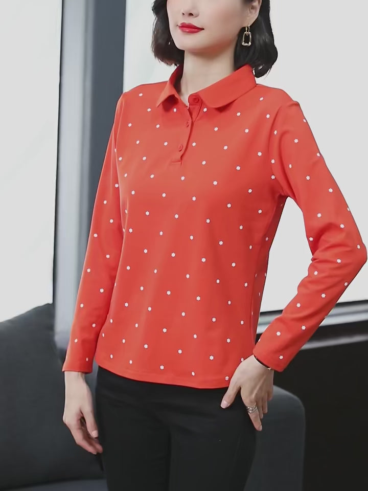 Women's Fashion Personality Polo Top