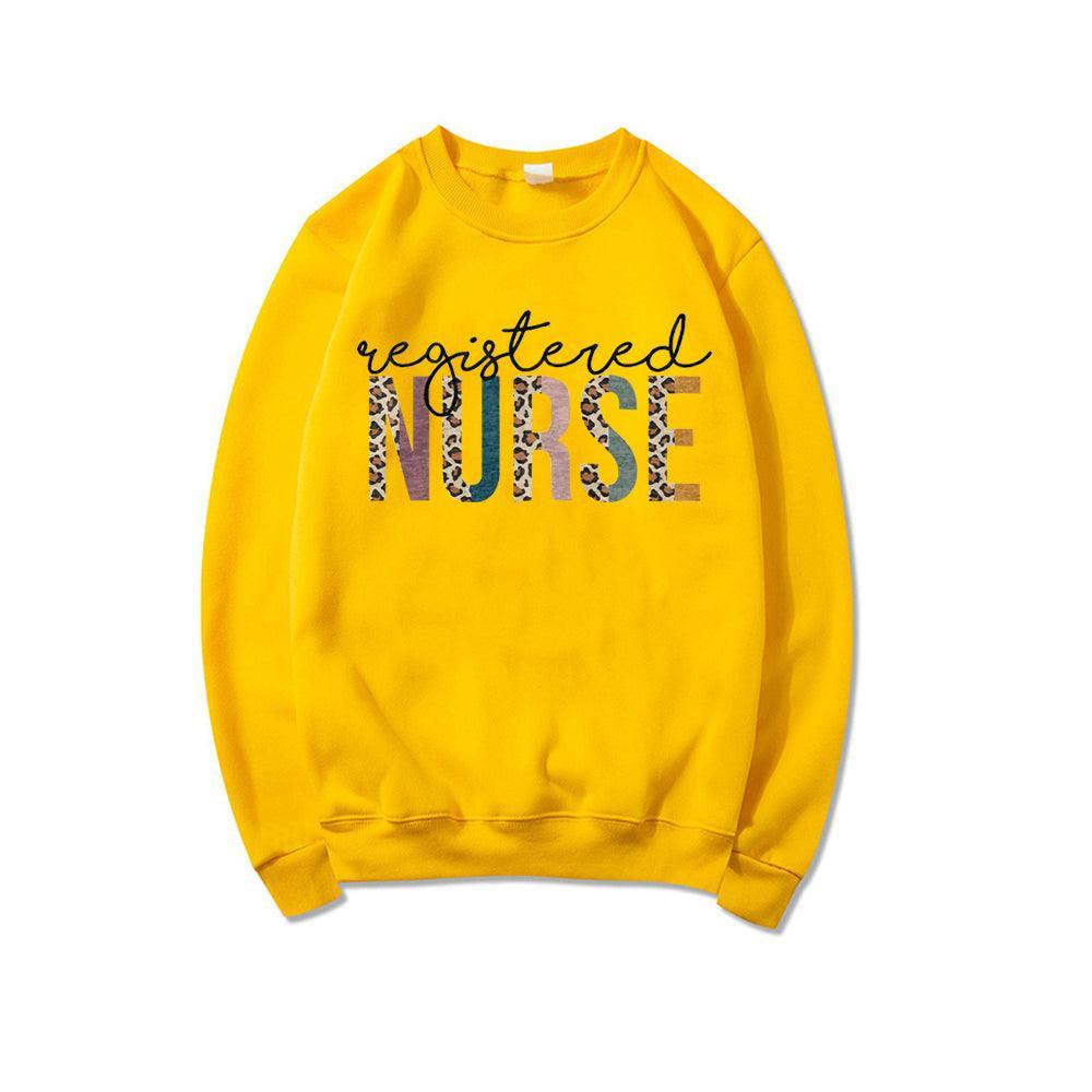 Printed Hoodie Loose Casual Men's And Women's Korean Version Of Loose Crewneck Top - Nioor