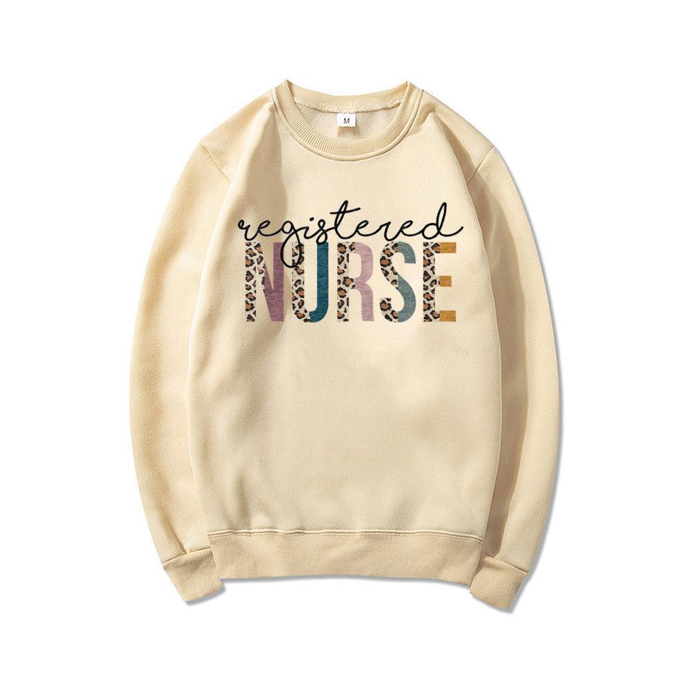 Printed Hoodie Loose Casual Men's And Women's Korean Version Of Loose Crewneck Top - Nioor