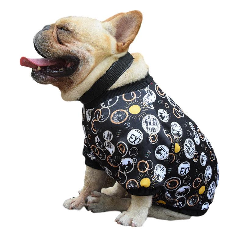 Printed Pet Clothes Spring And Autumn Dog Clothes Dog Clothes Pet Clothes - Nioor