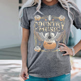 Printed Pullover Female Summer Simplicity Outerwear T-shirt - Nioor