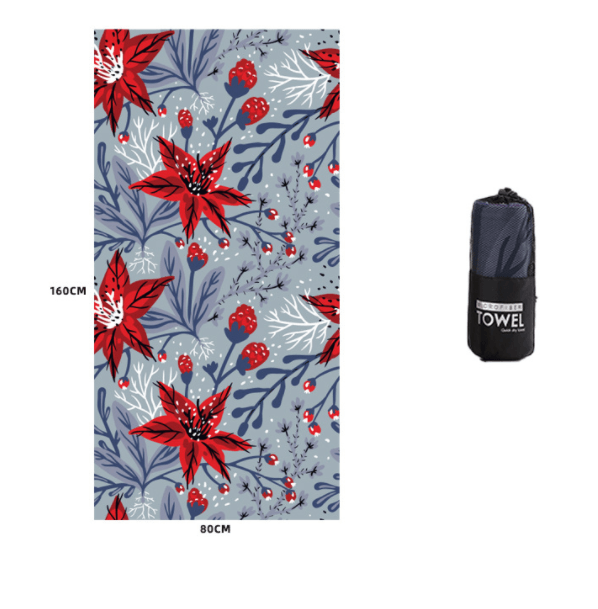 Printed Swim Microfiber Beach Towel - Nioor