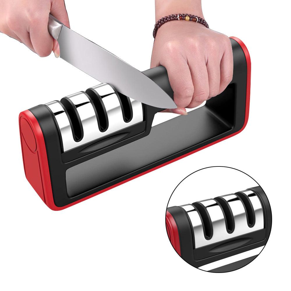 Professional Knife Sharpener Diamond Quick Professional 3 Stages Sharpener Knife Sharpening Tools Sharpening Stone - Nioor