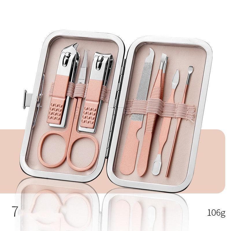 Professional Scissors Nail Clippers Set Ear Spoon Dead Skin Pliers Nail Cutting Pliers Pedicure Knife Nail Groove Trimmers - Nioor