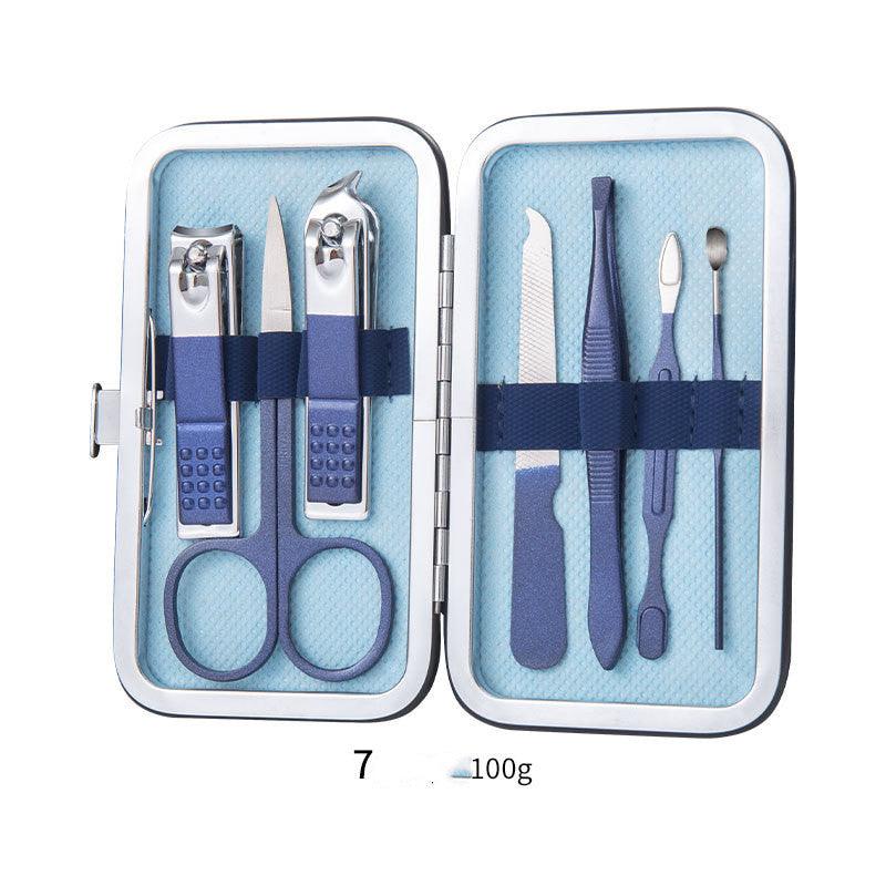 Professional Scissors Nail Clippers Set Ear Spoon Dead Skin Pliers Nail Cutting Pliers Pedicure Knife Nail Groove Trimmers - Nioor