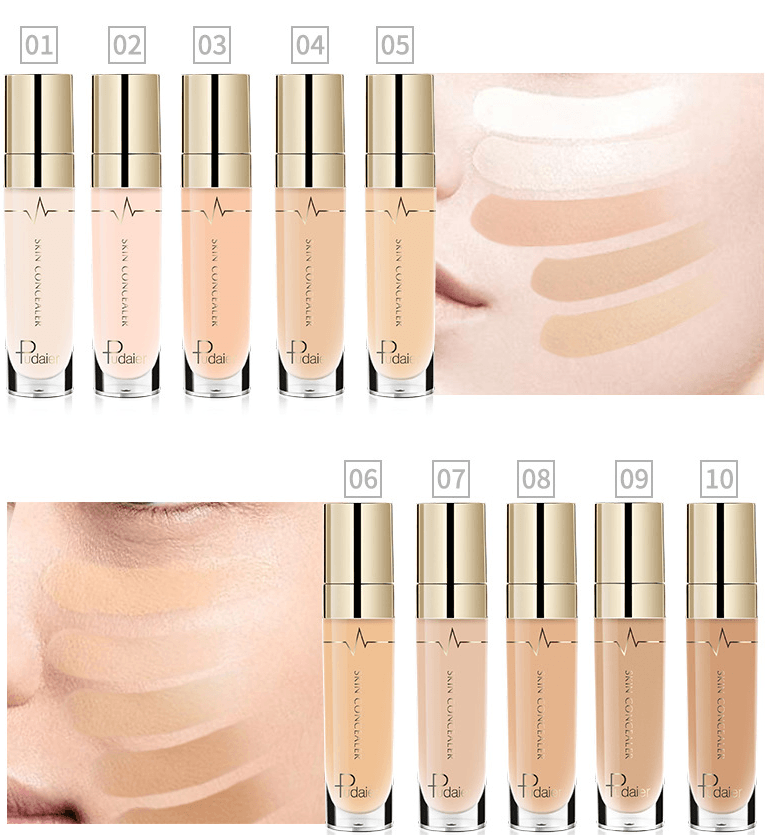 Pudaier foundation Professional Moisturizer Face Base MakeUp Long Lasting Convenient Concealer Makeup Cosmetic Concealer - Nioor