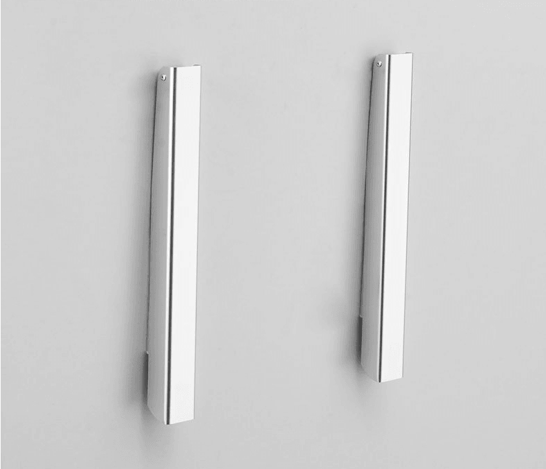 Punch-free Space Aluminum Foldable Invisible Folding Retractable Wall Hanger for Waterproof Hanging Underwear Coat Hanger - Nioor