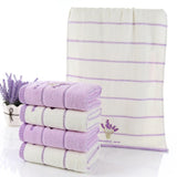 Pure Cotton 32 Strand Embroidered Face Washing Towel - Nioor