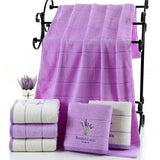 Pure cotton lavender perfumed bath towel - Nioor