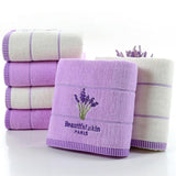 Pure cotton lavender perfumed bath towel - Nioor