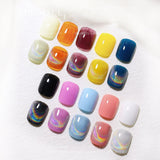 Rainbow Cat Eye Laser Shiny Nail Polish - Nioor