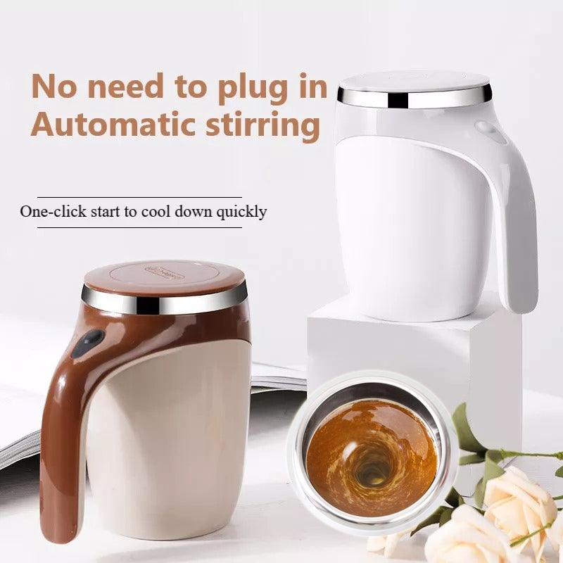 Rechargeable Model Automatic Stirring Cup Coffee Cup High Value Electric Stirring Cup Lazy Milkshake Rotating Magnetic Water Cup - Nioor