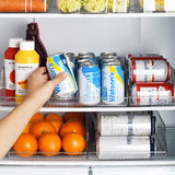 Refrigerator Organizer Beverage Transparent Holder For Fridge Freezer Kitchen Storage Container Cabinets - Nioor