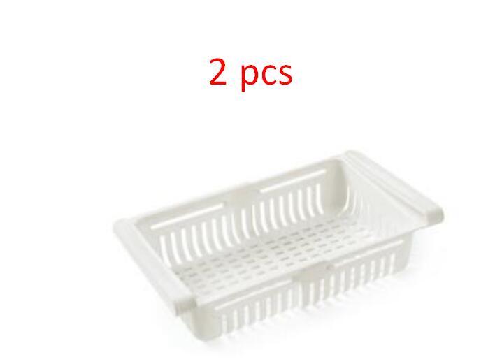 Refrigerator Storage Basket Stretchable Multifunction Kitchen Refrigerator Storage Box - Nioor