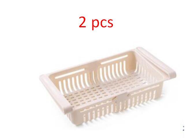 Refrigerator Storage Basket Stretchable Multifunction Kitchen Refrigerator Storage Box - Nioor