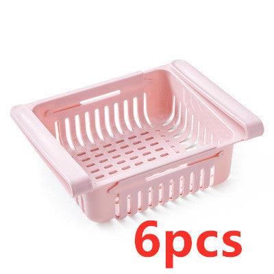 Refrigerator Storage Basket Stretchable Multifunction Kitchen Refrigerator Storage Box - Nioor