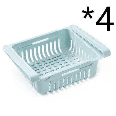 Refrigerator Storage Basket Stretchable Multifunction Kitchen Refrigerator Storage Box - Nioor