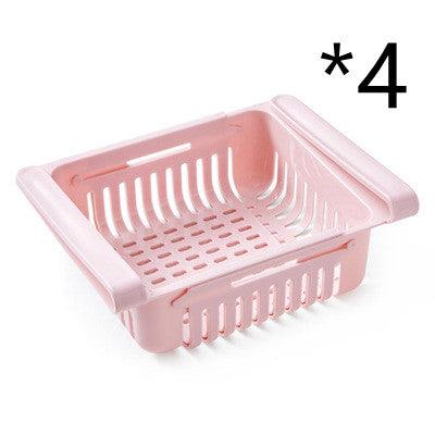 Refrigerator Storage Basket Stretchable Multifunction Kitchen Refrigerator Storage Box - Nioor