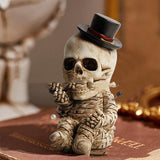 Resin Crafts Halloween Decorations Home Skull Aromatherapy Home Decor - Nioor