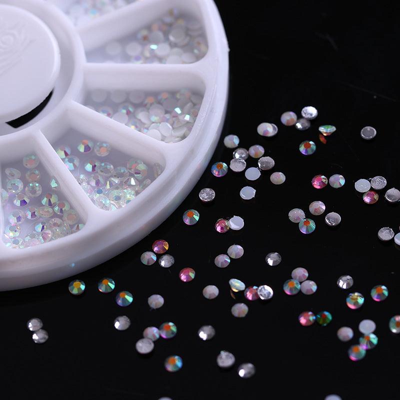 Resin diamond jewelry box nail stickers - Nioor