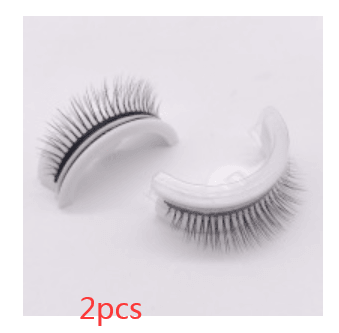 Reusable 3D Mink Lashes Natural False Eyelashes Self Adhesive Fake Glue Free Makeup Eyelash Extension Silk - Nioor