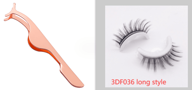 Reusable 3D Mink Lashes Natural False Eyelashes Self Adhesive Fake Glue Free Makeup Eyelash Extension Silk - Nioor