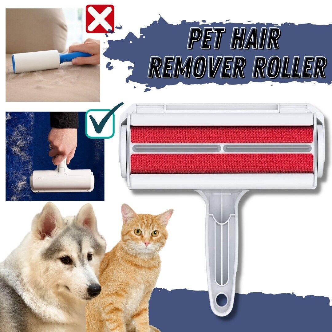 Reusable Pet Hair Lint Remover Dog Cat Hair Roller Cleaning Brush Sofa Clothes - Nioor