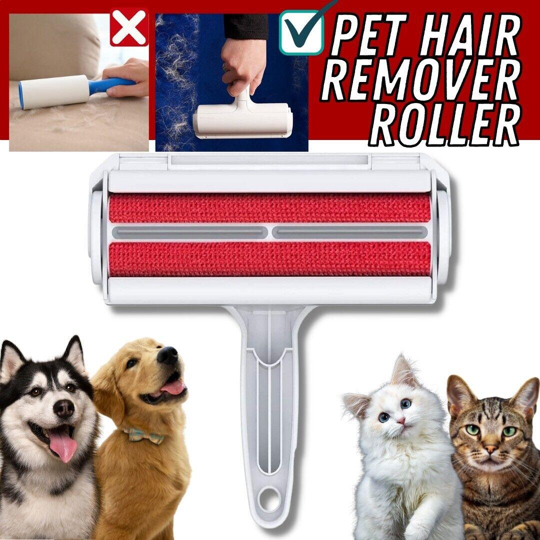 Reusable Pet Hair Lint Remover Dog Cat Hair Roller Cleaning Brush Sofa Clothes - Nioor