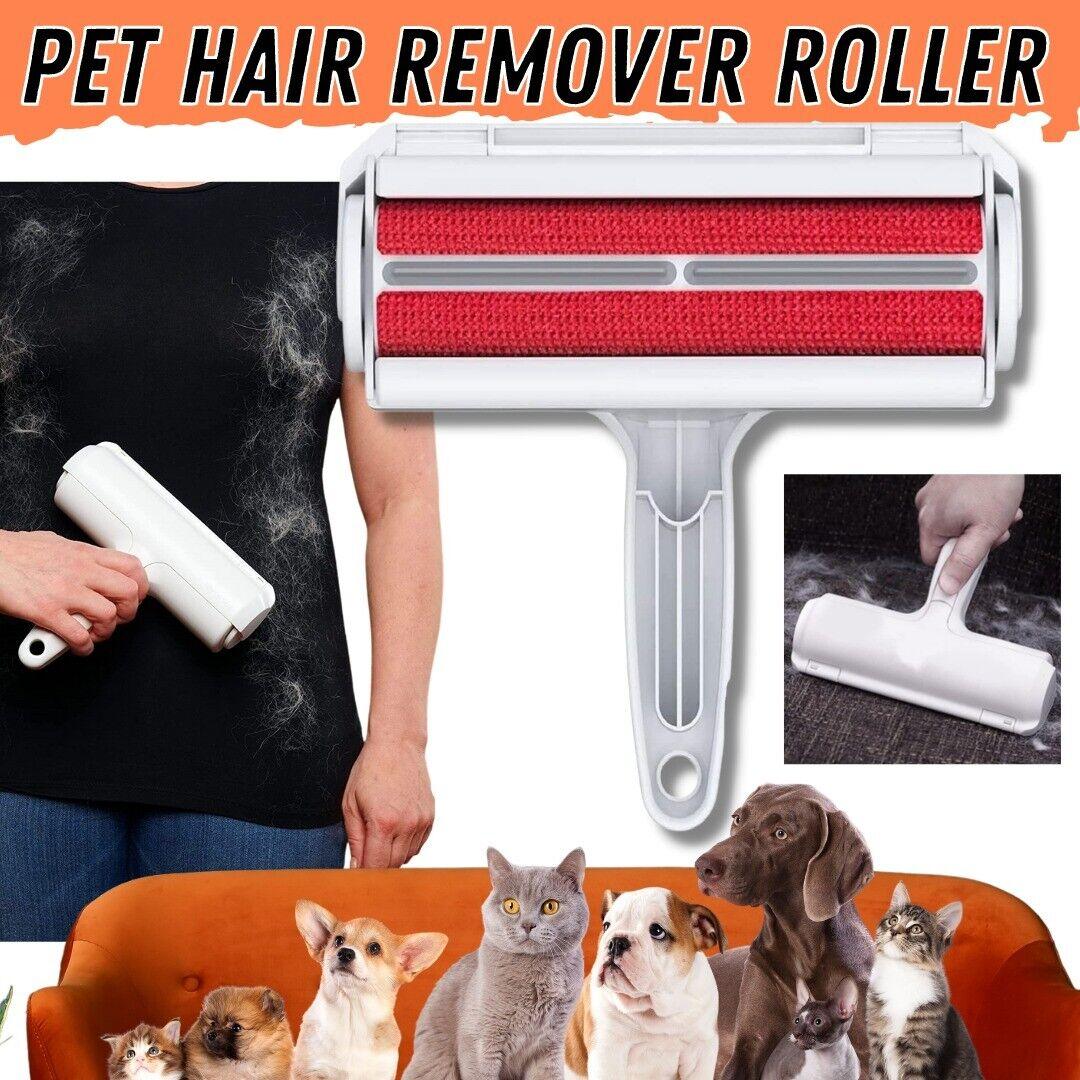 Reusable Pet Hair Lint Remover Dog Cat Hair Roller Cleaning Brush Sofa Clothes - Nioor