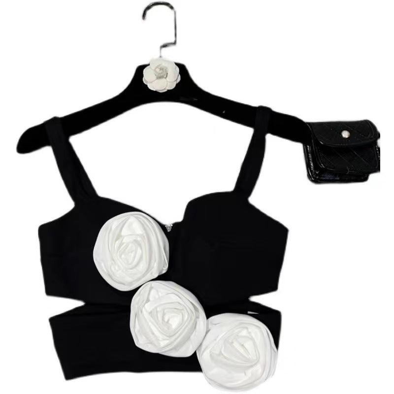 Rose Slimming Midriff Outfit Camisole - Nioor