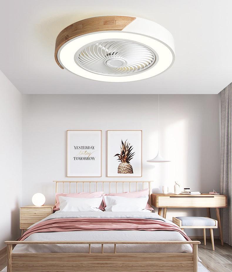 Rotating Air Guide Electric Hanging Fan Lamp - Nioor