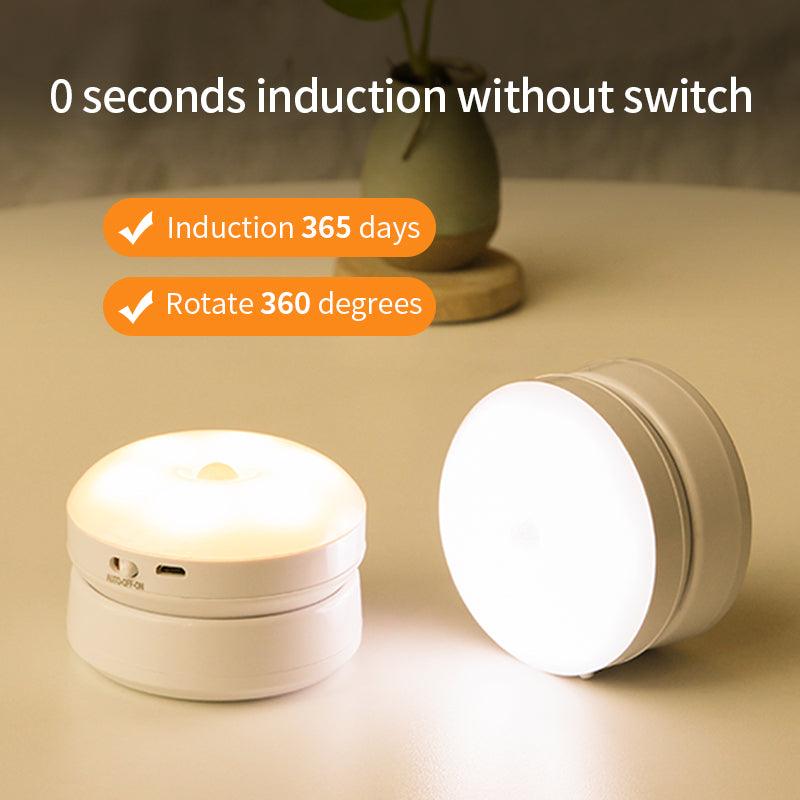 Rotating Human Body Sensor Light Corridor Garage Light Wardrobe Light Motion Sensor Night Light - Nioor