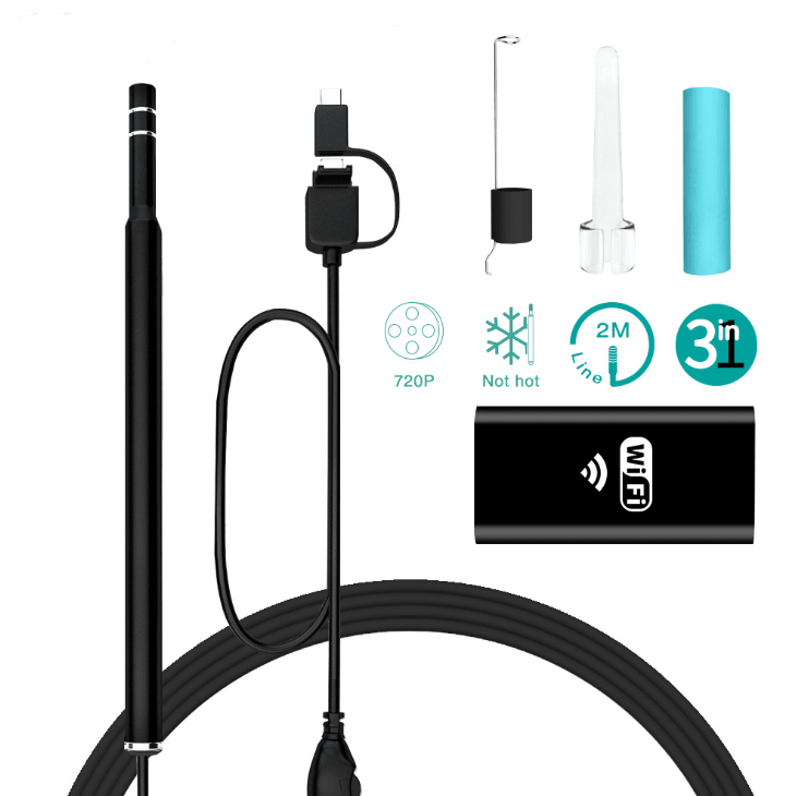 Safe High-Definition Visual Earpiece Endoscope - Nioor