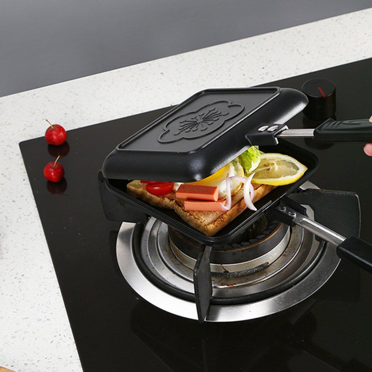 Sandwich frying pan induction cooker breakfast pot artifact - Nioor