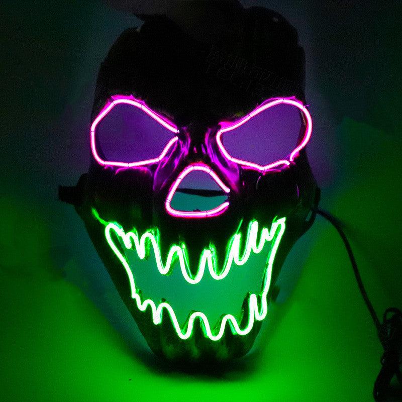 Scary face LED glow mask - Nioor