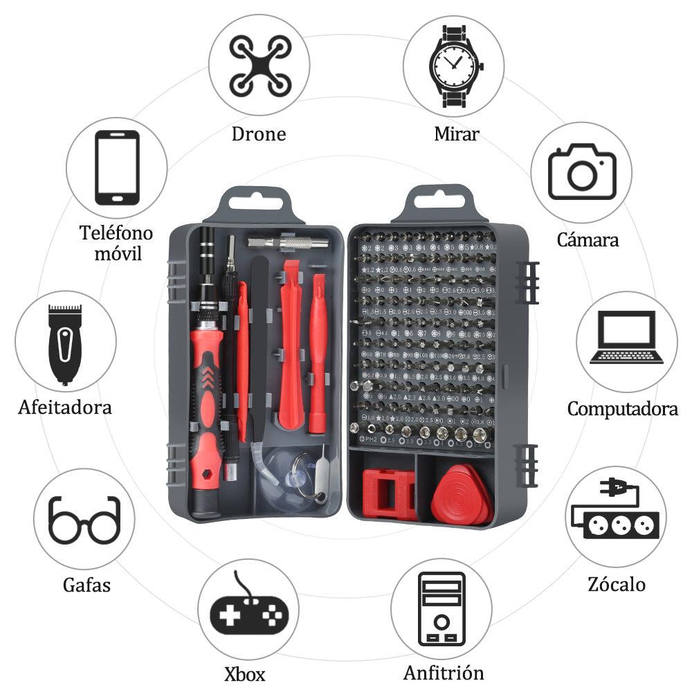 Screwdriver Set Multi-function Screwdriver Set Bit Head Watch Game Machine Disassembly Tool - Nioor