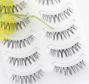 Short cross-cut half-eye curling eyelashes - Nioor