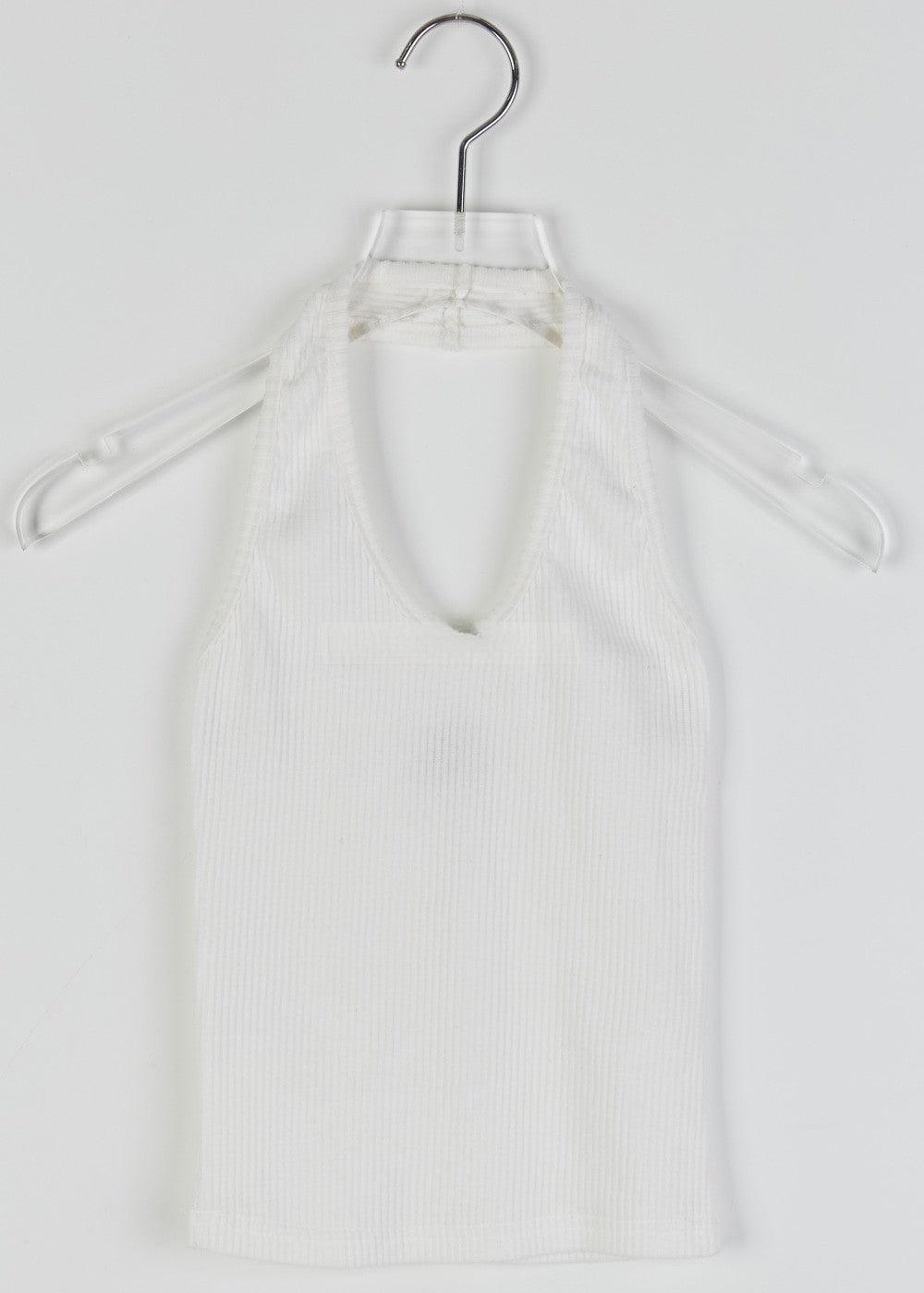 Short Slim Thread Suspender Tank Top - Nioor