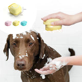 Silicone Dog Bath Massage Gloves Brush Pet Cat Bathroom Cleaning Tool Comb Brush For Dog Can Pour Shampoo Dog Grooming Supplies - Nioor